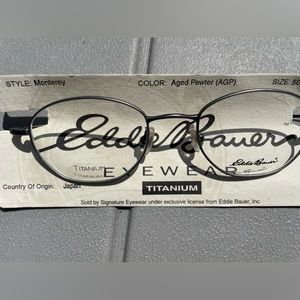 Eddie Bauer ophthalmic eyeglass frame NEW Titanium Unisex